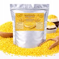 Posypka Waflowa Zółta - dekoracja tortu ciast babeczek lekka posypka 50g