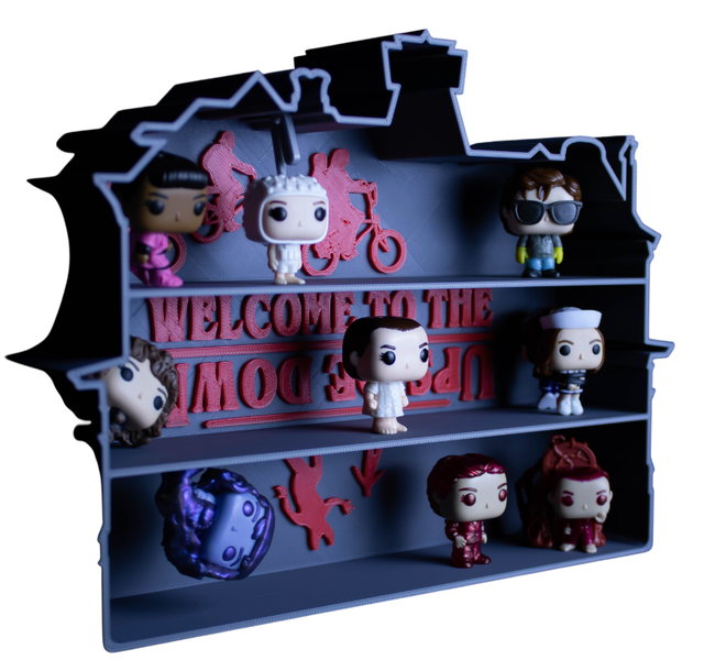 Stranger Things Upside Down Stand – ekspozytor 3D stojak do figurek zdjęcie 1