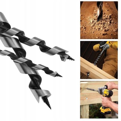 Wiertła do drewna 230MM zestaw wierteł 6-25 mm +box POLSKA MARKA na na Arena.pl