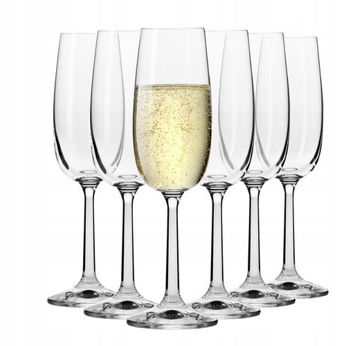 Kieliszki do szampana Pure KROSNO 6szt 170 ml klasyczne z wysoką nóżką na Arena.pl
