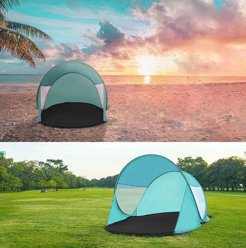 NAMIOT PLAŻOWY DUŻY SAMOROZKŁADAJĄCY SIĘ NA PLAŻĘ POP-UP OGRODOWY XL 190 CM na Arena.pl