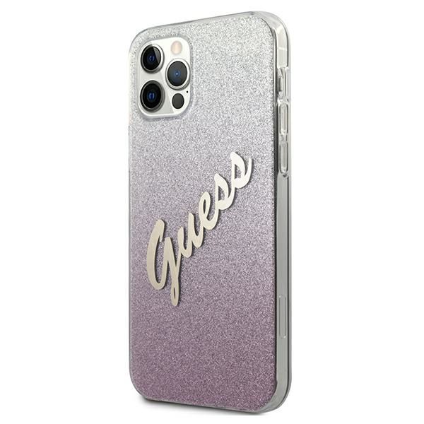Etui Guess do iPhone 12 Pro Max, Różowy zdjęcie 2