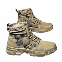 Buty TREKKINGOWE TAKTYCZNE MILITARNE Wodoodporne TRAPERY Moro R42