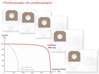 5 Worków do przemysłowych odkurzaczy Nilfisk Alto - 302000449