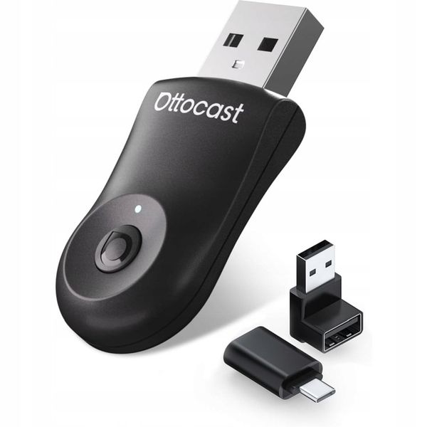 Ottocast Mini 2w1 Bezprzewodowy CarPlay / Android Auto Adapter CA505-T zdjęcie 1