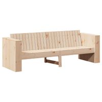 Sofa Ogrodowa Brązowy 185.5 x 60 x 62 cm Lite drewno sosnowe