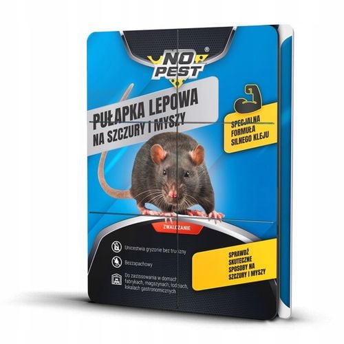 SILNY LEP PUŁAPKA KLEJ ŁAPKA NA SZCZURY MYSZY GRYZONIE NO PEST BARDZO na Arena.pl