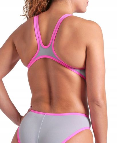 Damski strój kąpielowy na basen jednoczęściowy kostium Big Logo Arena D34 na Arena.pl