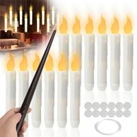 Lampka W Pływające Świeca Led Dekoracja Harry Potter Magic Wand, Dekoracja