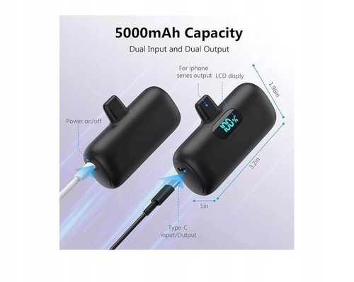 Mini PowerBank 5000mAh Iphone Lightning USB C na Arena.pl
