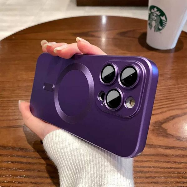 Etui Iphone 13 Pro Soft Magsafe Fioletowe zdjęcie 8