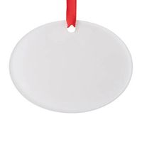 Zawieszka akrylowa do sublimacji - owal poziom