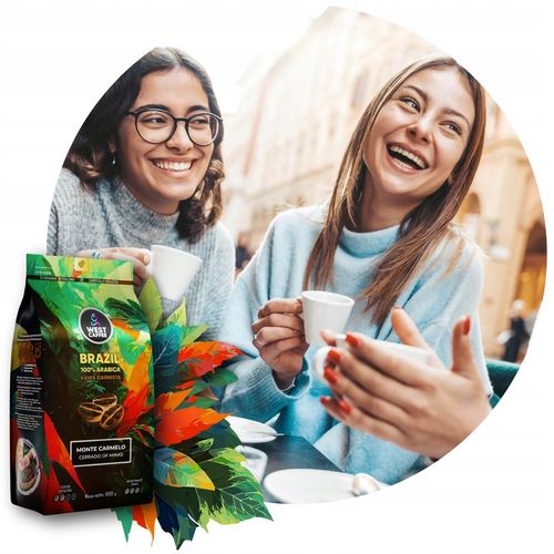 Kawa ziarnista Brazylia 1kg Świeżo Palona - 100% Arabica - Monte Carmelo na Arena.pl