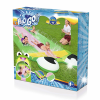PLAC ZABAW ŚLIZG BESTWAY 488CM ŻABKA TOR 3-OSOBOWY