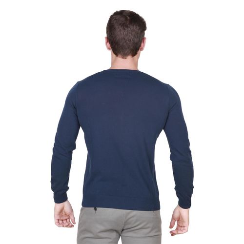 Trussardi sweter męski niebieski L na Arena.pl