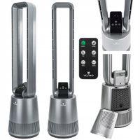 WENTYLATOR BEZŁOPATKOWY PODŁOGOWY OSCYLACJA TIMER WYŚWIETLACZ LCD PILOT