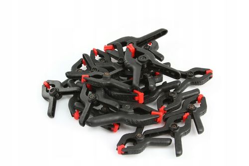 ŚCISKI SPRĘŻYNOWE ZACISKI KLAMRY ZESTAW 22 ele. klipsy na Arena.pl