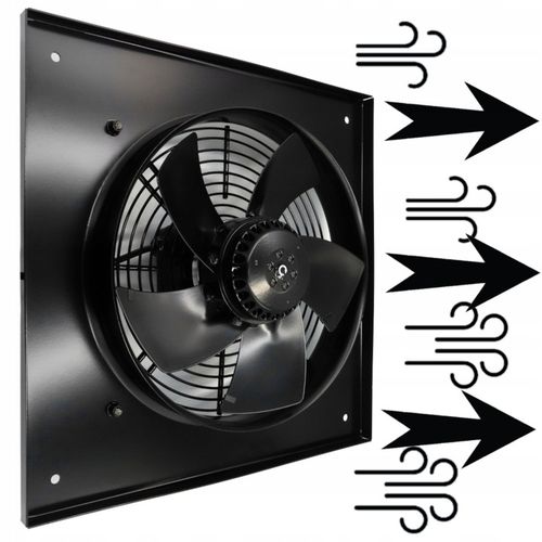Wentylator przemysłowy osiowy ścienny WYCIĄGOWY 250mm 230V AC 2600rpm 65dB na Arena.pl