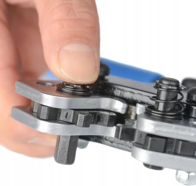 ZACISKARKA HEX PRASKA KOŃCÓWEK KABLI TULEJEK PRZEWODÓW 6-50 MM2 zdjęcie 2