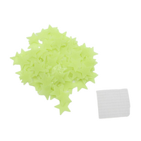 Naklejki fluorescencyjne świecące gwiazdki x100