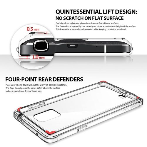 Etui Ringke Fusion do iPhone X + folia na Arena.pl