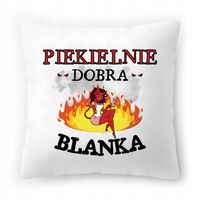 Poduszka Dla Blanki Na Urodziny Na Prezent Z Nadrukiem Ze Zdjęciem