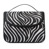 kosmetyczka rozkładana kuferek zebra ks76