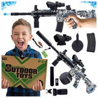 BEZPIECZNY WIELKI KARABIN NA KULKI ŻELOWE AUTOMAT MASZYNOWY PISTOLET BROŃ