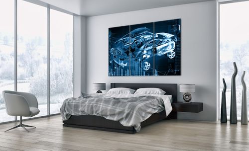 Obraz Na Płótnie - Samochód Prototyp - 165X110 Cm - Ce165X110-2615 na Arena.pl