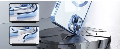 Etui CASE do iPhone 15 WZMACNIANE 360° do MagSafe SILIKONOWE + 2szt SZKŁO na Arena.pl