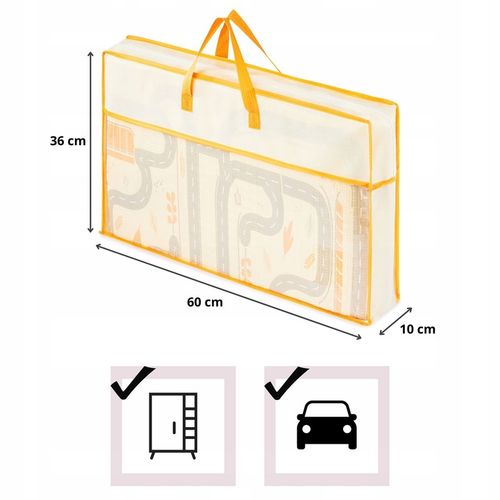 MamaBrum dwustronna składana mata piankowa dywan 120x180x1 Boho/Beż R17 na Arena.pl