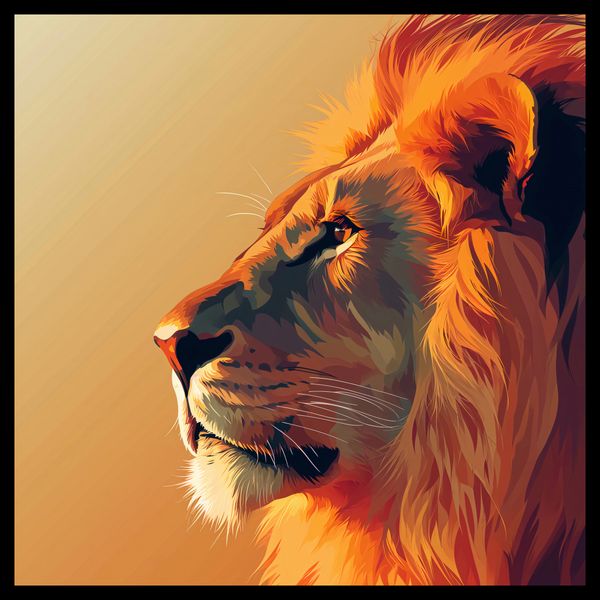 Plakat 60x60cm Król zdjęcie 2