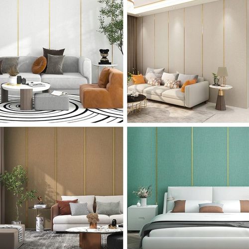 Listwa ozdobna dekoracyjna złota na ścianę do mebli samoprzylepna ścienna na Arena.pl