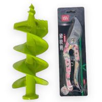 Zestaw Ogrodowy Wiertło Ślimakowe I Nożyce