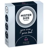 condoms 64 mm 3 pieces mister.size