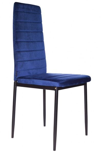 Krzesło VALVA VELVET BLUE zdjęcie 4