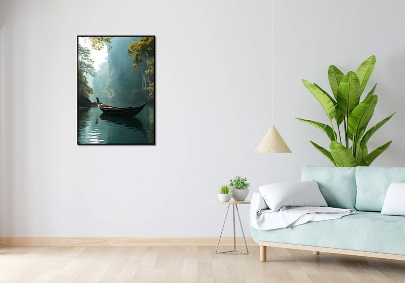 Plakat 64x90cm Samotność na Tafli zdjęcie 4