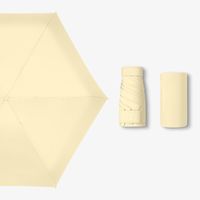 Przenośny parasol/ochrona UV/Wyczyść parasol/żółty