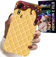 ETUI DO SAMSUNG GALAXY XCOVER 5 - Z MOTYWEM WAFLA Z POLEWĄ CZEKOLADOWĄ