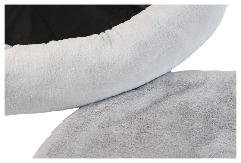 Legowisko dla psa owalne szare M PAW 48x48cm zdjęcie 6