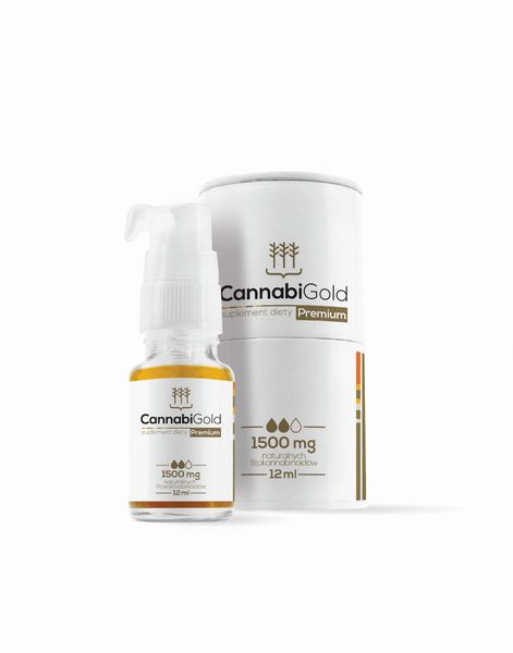 OLEJEK CBD CannabiGold Premium 1500 mg zdjęcie 1