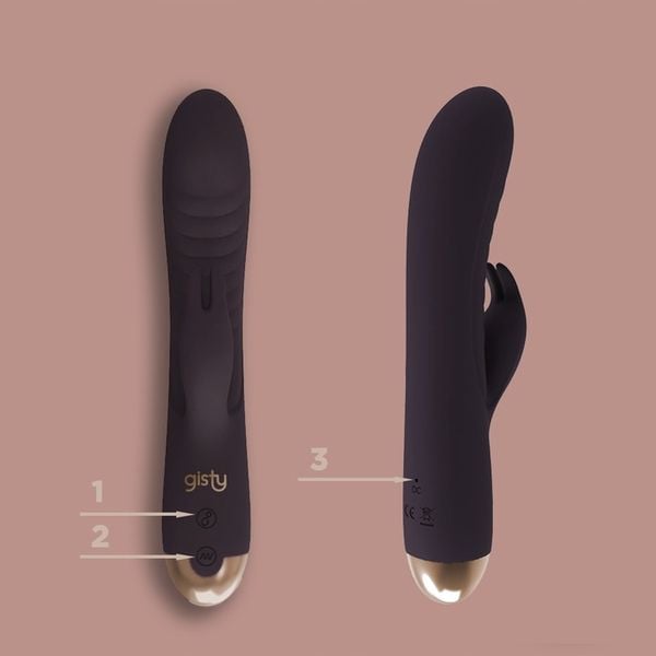 Wibrator damski GISTY z króliczkiem masażer łechtaczki punktu G dla kobiet zdjęcie 13