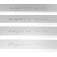 Listwa progowa PORSCHE CAYENNE 9Y0 CAYENNE TURBO Stal nierdzewna 304 mat