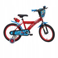 Rower dziecięcy SPIDER MAN, czerwony, 16 cali