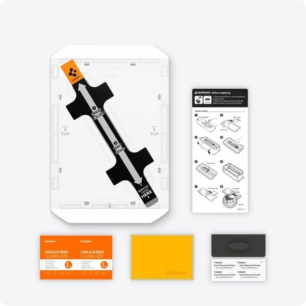 Szkło hartowane Spigen do iPad Air 11" M2 2024, na ekran do etui +aplikator zdjęcie 9