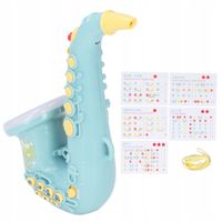 SAKSOFON ZABAWKA DLA DZIECI - INSTRUMENT MUZYCZNY TRĄBKA