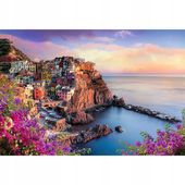 PUZZLE 1500 UKŁADANKA KRAJOBRAZ WIDOK MIASTO MANAROLA WŁOCHY WYBRZEŻE TREFL