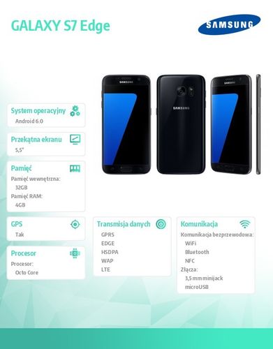 Samsung GALAXY S7 Edge Black na Arena.pl