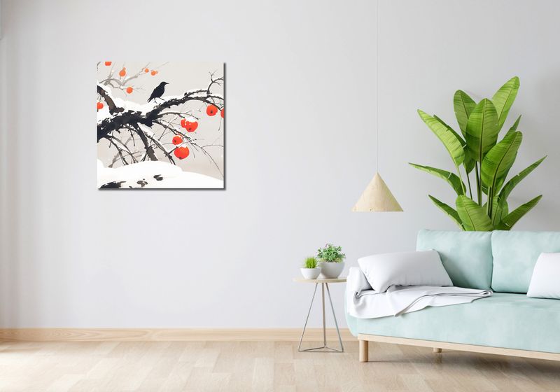 Obraz 70x70cm Wschodnia Akwarela zdjęcie 2
