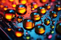 Plakat 86,4x56,8cm Krople Bliskiej Wody